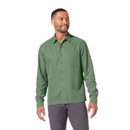 Royal Robbins Men’s Shirts Green Model Close-up 62004